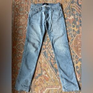 Hollister Men's Faded Blue Slim Jeans